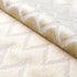 Chevron Velvet fabric in champagne color - pattern number 72844 - by Schumacher in the Cut & Patterned Velvets collection