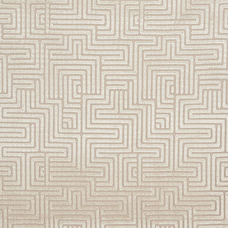 Lisboa Velvet fabric in moonstone color - pattern number 72951 - by Schumacher in the Cut &amp; Patterned Velvets collection