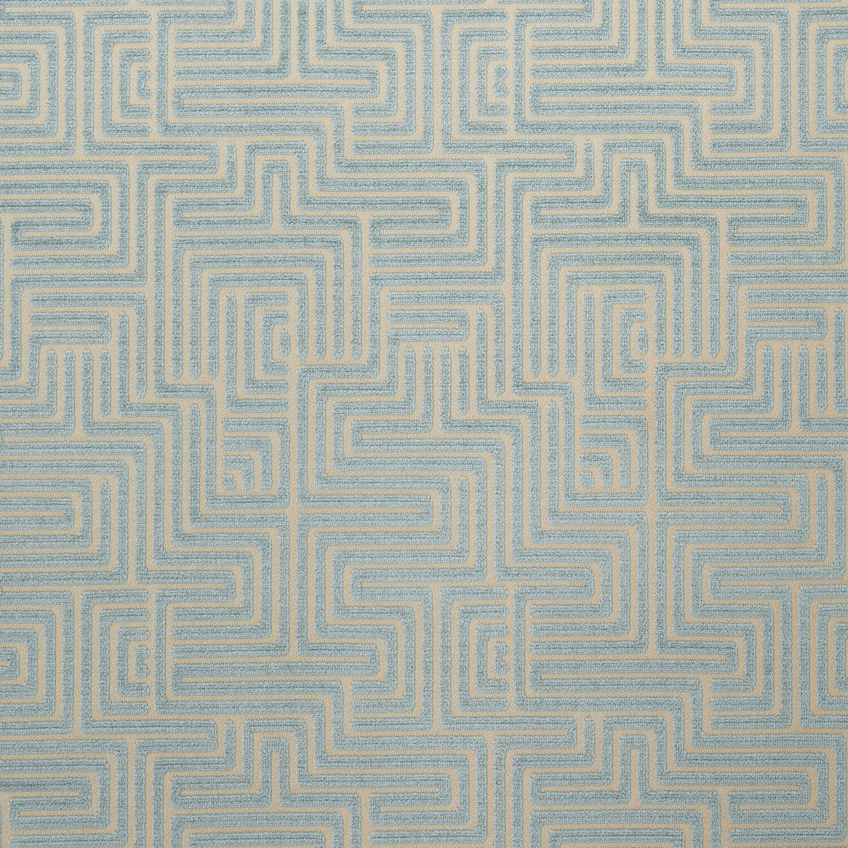 Lisboa Velvet fabric in sky color - pattern number 72954 - by Schumacher in the Cut &amp; Patterned Velvets collection