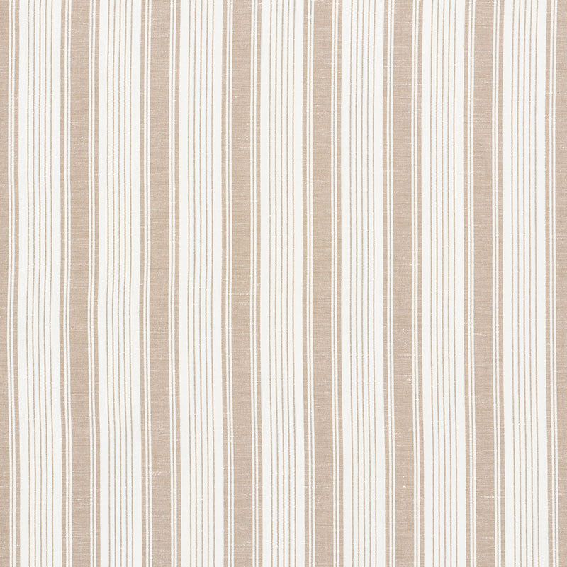 Ojai Stripe fabric in neutral color - pattern number 73003 - by Schumacher in the Mark D. Sikes collection