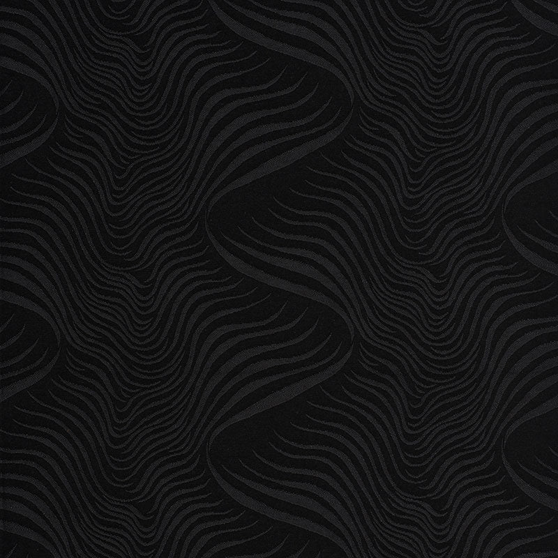 Sauvage High Performance Woven fabric in carbon color - pattern number 73032 - by Schumacher in the Orient Express collection