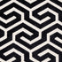 Ming Fret Velvet fabric in black color - pattern number 73107 - by Schumacher in the Cut & Patterned Velvets collection