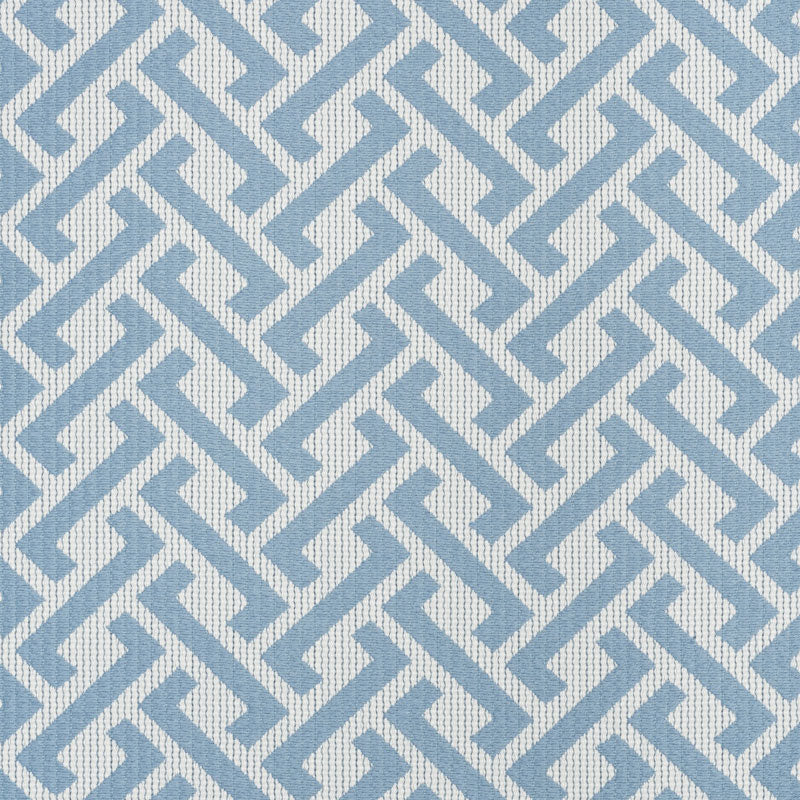 Fresh Air Indoor Outdoor fabric in sky color - pattern number 73122 - by Schumacher in the Indoor-Outdoor Prints &amp; Wovens collection