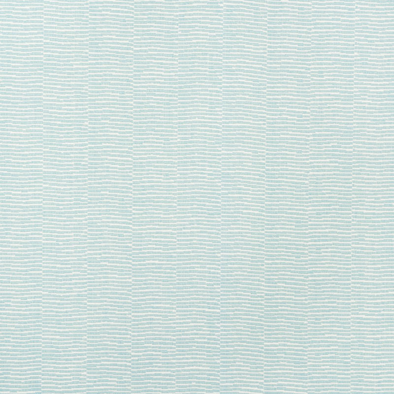 Promenade Indoor Outdoor fabric in aqua color - pattern number 73132 - by Schumacher in the Indoor-Outdoor Prints &amp; Wovens collection