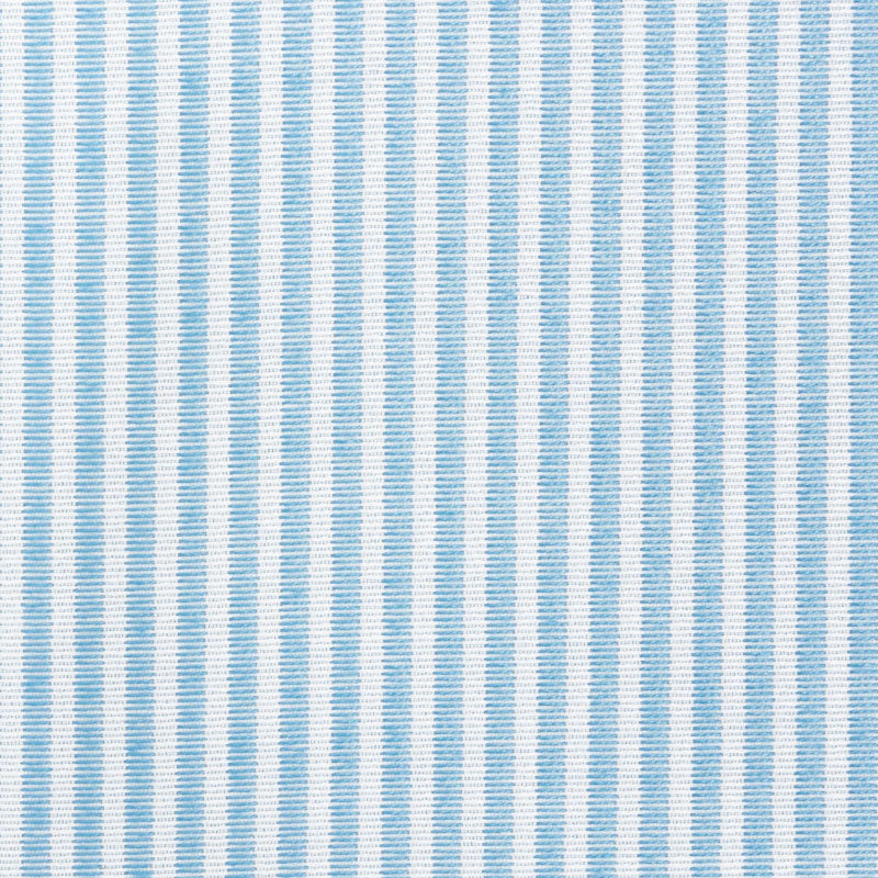Easton Stripe Indoor Outdoor fabric in sky color - pattern number 73150 - by Schumacher in the Indoor-Outdoor Prints &amp; Wovens collection