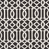 Imperial Trellis Indoor Outdoor fabric in black color - pattern number 73162 - by Schumacher in the Indoor/Outdoor II: Prints & Wovens collection