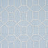 Vento Embroidery fabric in sky color - pattern number 73282 - by Schumacher in the Natura collection