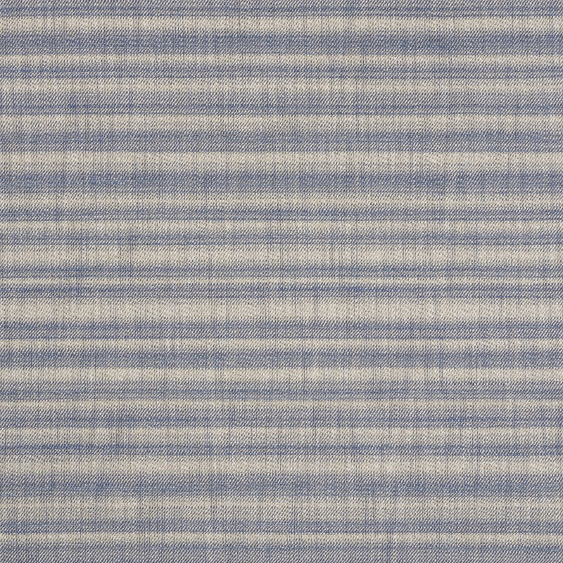 Petra Stripe fabric in indigo color - pattern number 73361 - by Schumacher in the Au Naturel collection