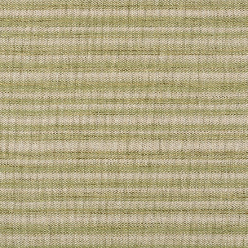 Petra Stripe fabric in grass color - pattern number 73362 - by Schumacher in the Au Naturel collection