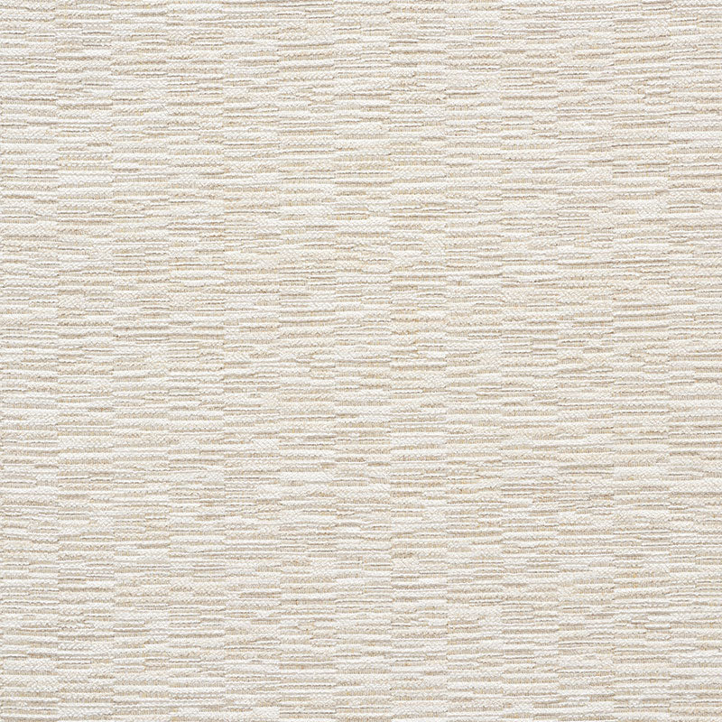 Albers Weave fabric in cream color - pattern number 73390 - by Schumacher in the Textures collection