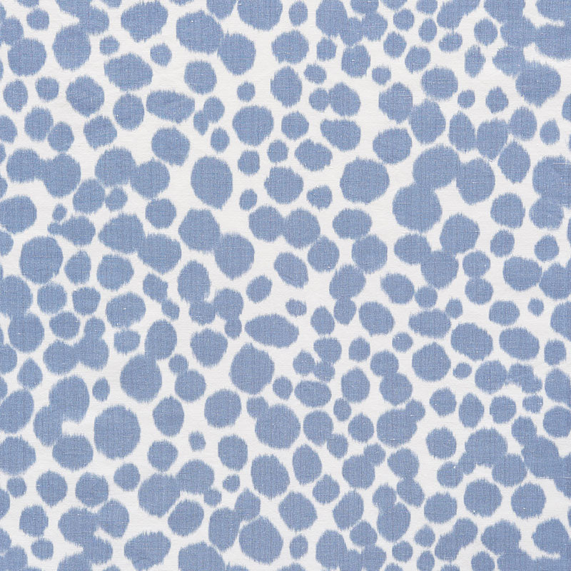 Zoe fabric in blue color - pattern number 73410 - by Schumacher in the Happy Together collection