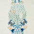 Under The Sea fabric in seafoam color - pattern number 73551 - by Schumacher in the Exquisite Embroideries collection