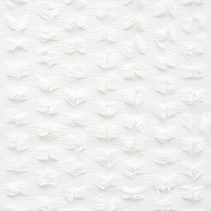 Montego Fringe fabric in snow color - pattern number 73580 - by Schumacher in the Happy Together collection