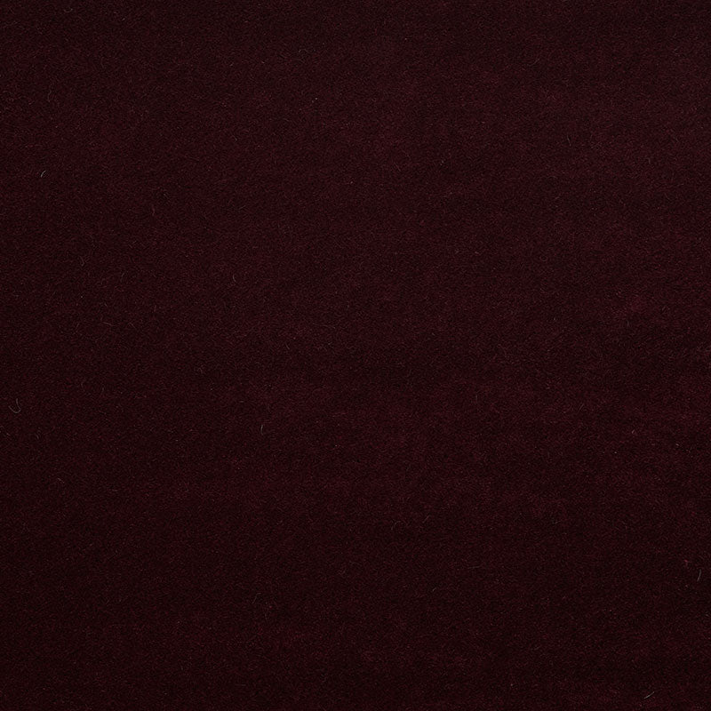Regal Mohair fabric in bordeaux color - pattern number 73687 - by Schumacher in the Perfect Basics: Velvet collection