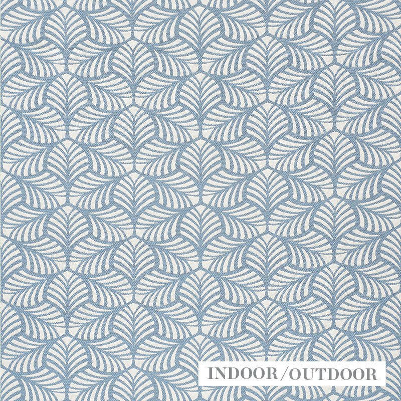 Sonia II Indoor Outdoor fabric in sky color - pattern number 73821 - by Schumacher in the Indoor/Outdoor Wovens collection