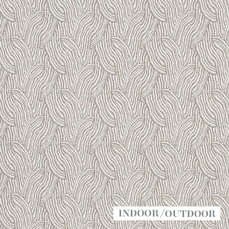 Strata Indoor Outdoor fabric in stone color - pattern number 73830 - by Schumacher in the Indoor/Outdoor Wovens collection