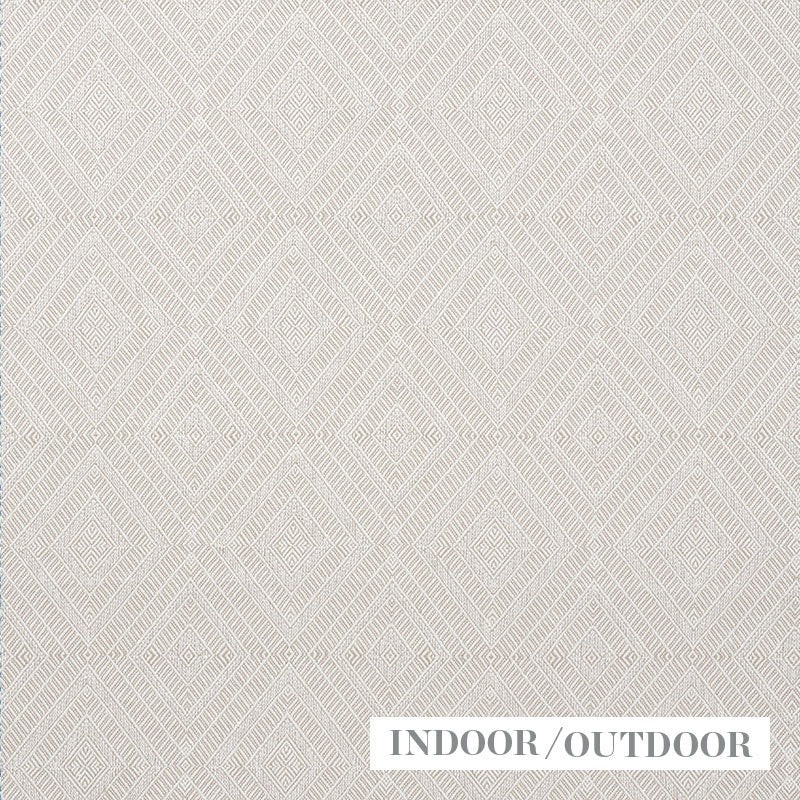 Geometric Weave Indoor Outdoor fabric in natural color - pattern number 73861 - by Schumacher in the Indoor/Outdoor Linen collection