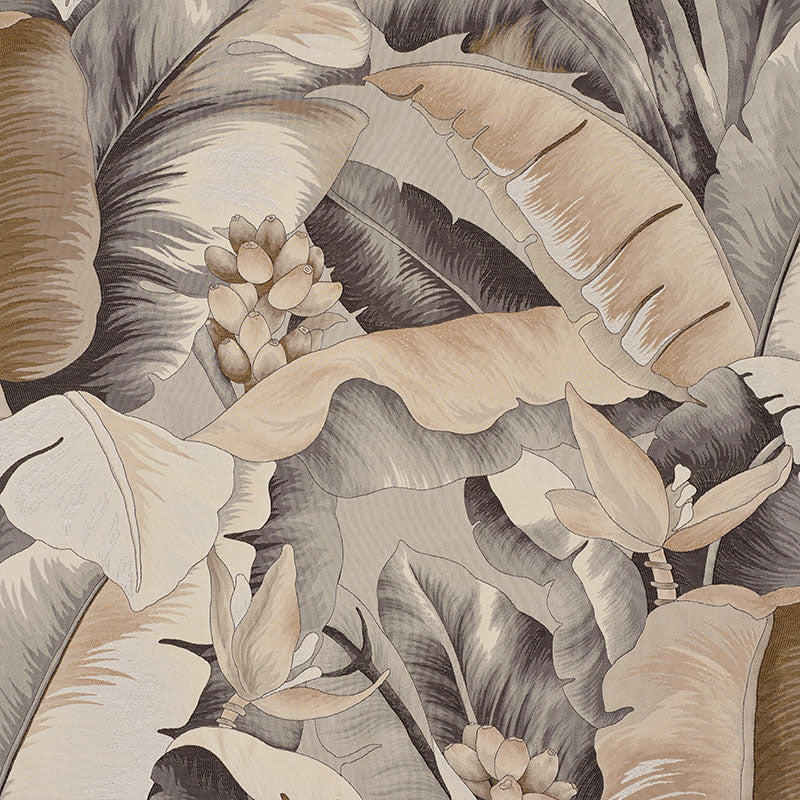 Botanico fabric in bronze color - pattern number 73890 - by Schumacher in the Tropicana collection