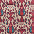 Tabriz Ikat Velvet fabric in aubergine color - pattern number 73931 - by Schumacher in the Cut & Patterned Velvets collection
