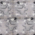 Bixi Velvet fabric in silver color - pattern number 73972 - by Schumacher in the Cut & Patterned Velvets collection