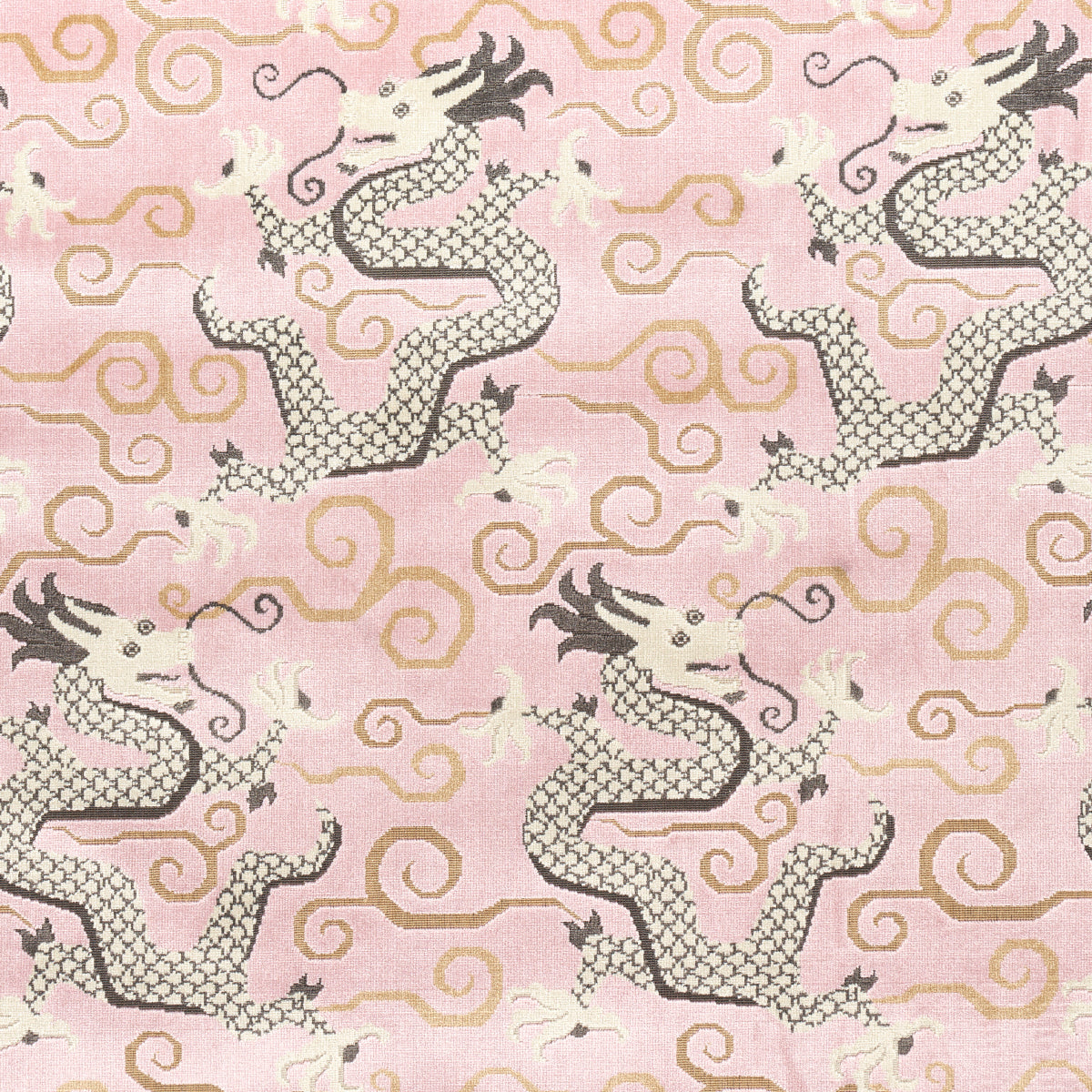 Bixi Velvet fabric in rose quartz color - pattern number 73978 - by Schumacher in the Cut &amp; Patterned Velvets collection