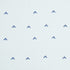 Overlapping Triangles fabric in navy and white color - pattern number 74021 - by Schumacher in the Caroline Z Hurley collection