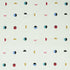 Joshua Tree fabric in multi moons on ivory color - pattern number 74042 - by Schumacher in the Caroline Z Hurley collection