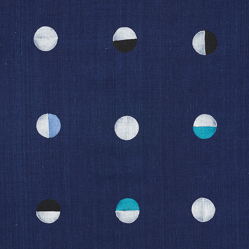Joshua Tree fabric in indigo moons color - pattern number 74050 - by Schumacher in the Caroline Z Hurley collection