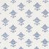 Rubia Embroidery fabric in blue color - pattern number 74163 - by Schumacher in the Easy Elements collection