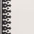 Bergama Applique fabric in carbon and ivory color - pattern number 74181 - by Schumacher in the Ottoman Chic collection