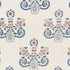 Estrella Embroidery fabric in indigo spice color - pattern number 74450 - by Schumacher in the Primitive Beauty collection