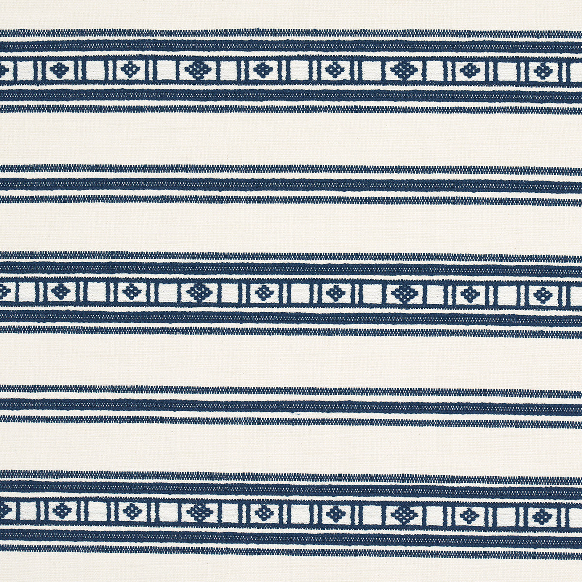 Buena Vista fabric in indigo color - pattern number 74483 - by Schumacher in the Moon River collection