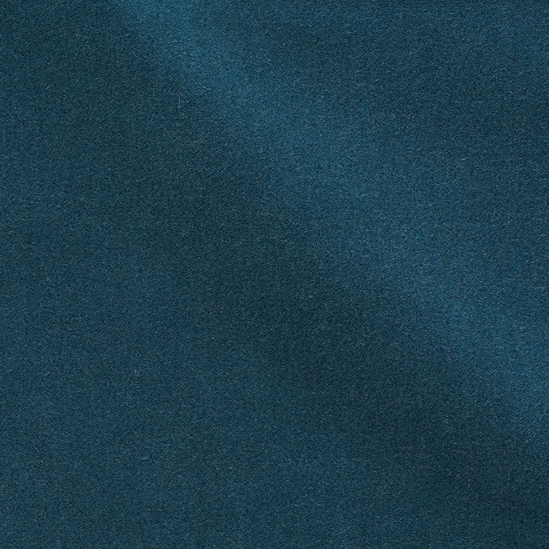 San Carlo Mohair Velvet fabric in peacock color - pattern number 74503 - by Schumacher in the Perfect Basics: Velvet collection