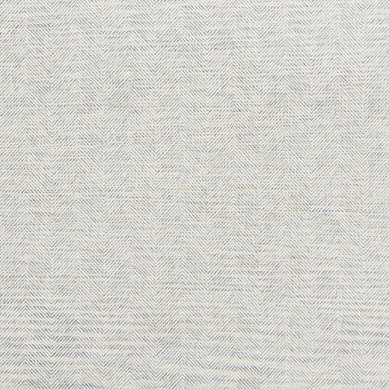 Caro Herringbone fabric in sky color - pattern number 75143 - by Schumacher in the Relaxed Glamour collection