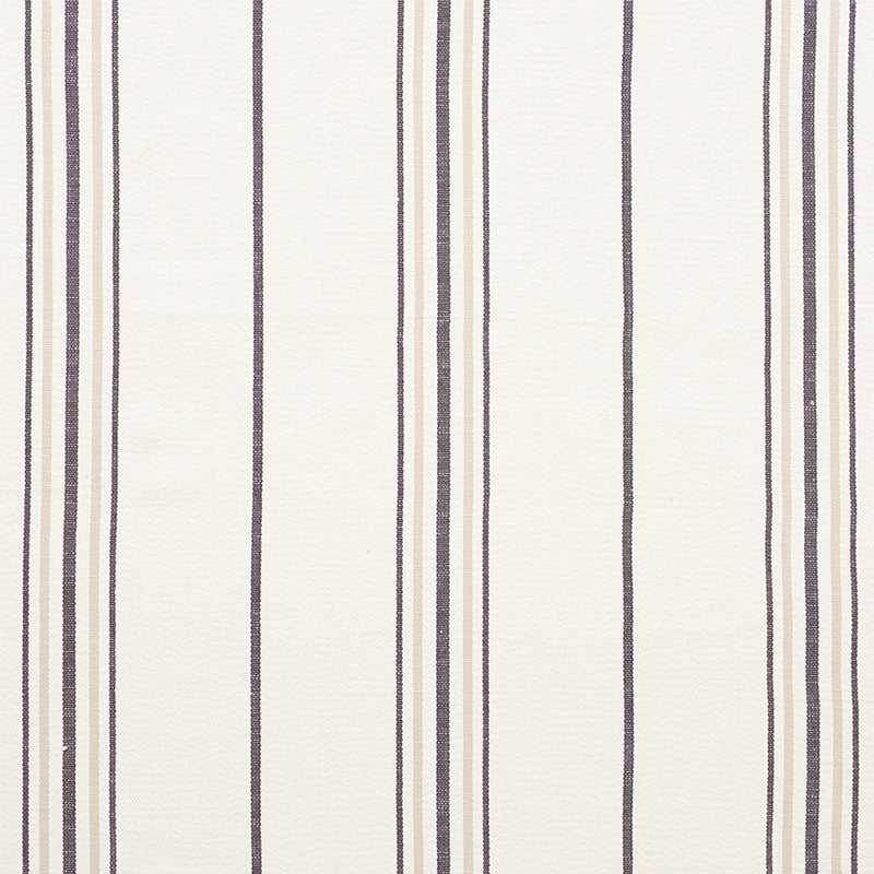 Scarset Stripe fabric in neutral color - pattern number 75263 - by Schumacher in the Chambray collection