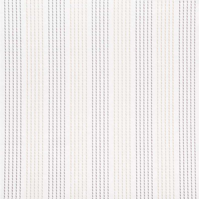 Running Stitch fabric in charcoal and sand color - pattern number 75323 - by Schumacher in the Nautilus collection