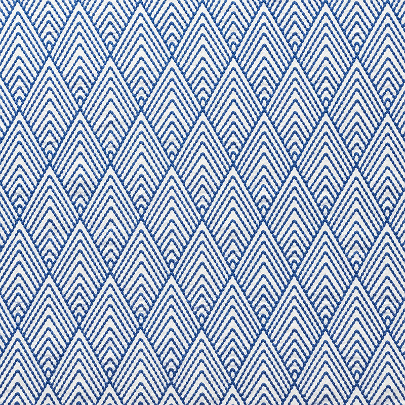 Avila Embroidery fabric in navy color - pattern number 75371 - by Schumacher in the Nautilus collection