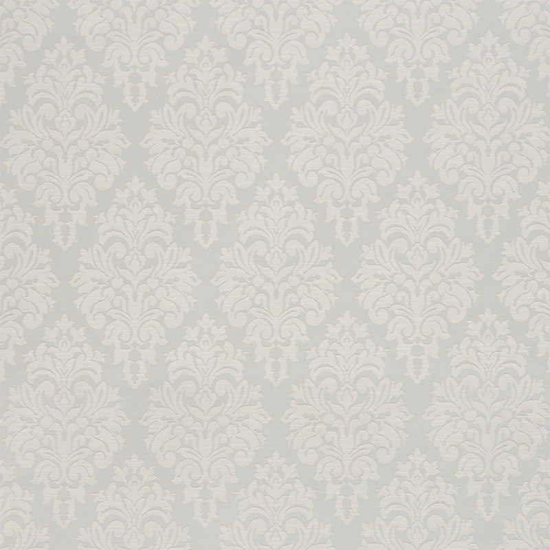 Dauphine Damask Indoor Outdoor fabric in mineral color - pattern number 75412 - by Schumacher in the The Good Life Indoor/Outdoor collection