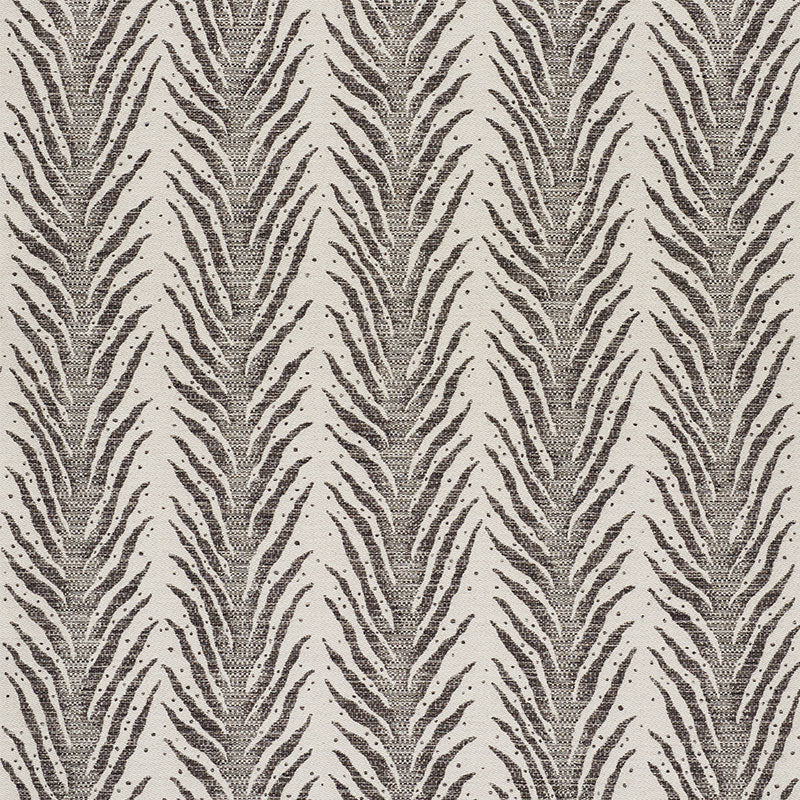 Creeping Fern fabric in basalt color - pattern number 75451 - by Schumacher in the Celerie Kemble collection