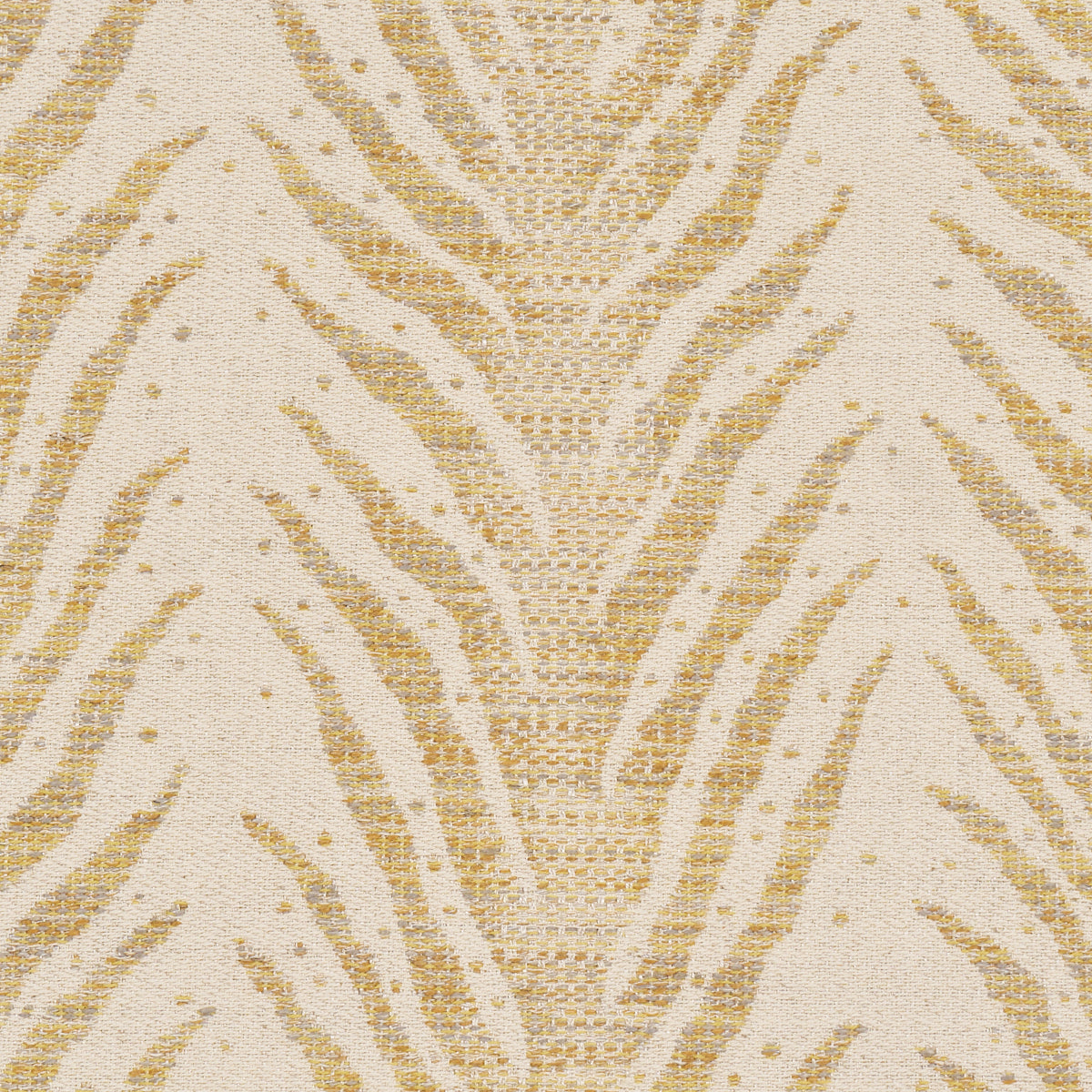 Creeping Fern fabric in mimosa glow color - pattern number 75456 - by Schumacher in the Atelier Paris collection