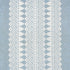Wentworth Embroidery fabric in chambray color - pattern number 75475 - by Schumacher in the Rhapsody In Blue collection