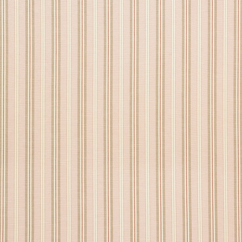 Lewis Stripe fabric in blush color - pattern number 75501 - by Schumacher in the New Traditional collection