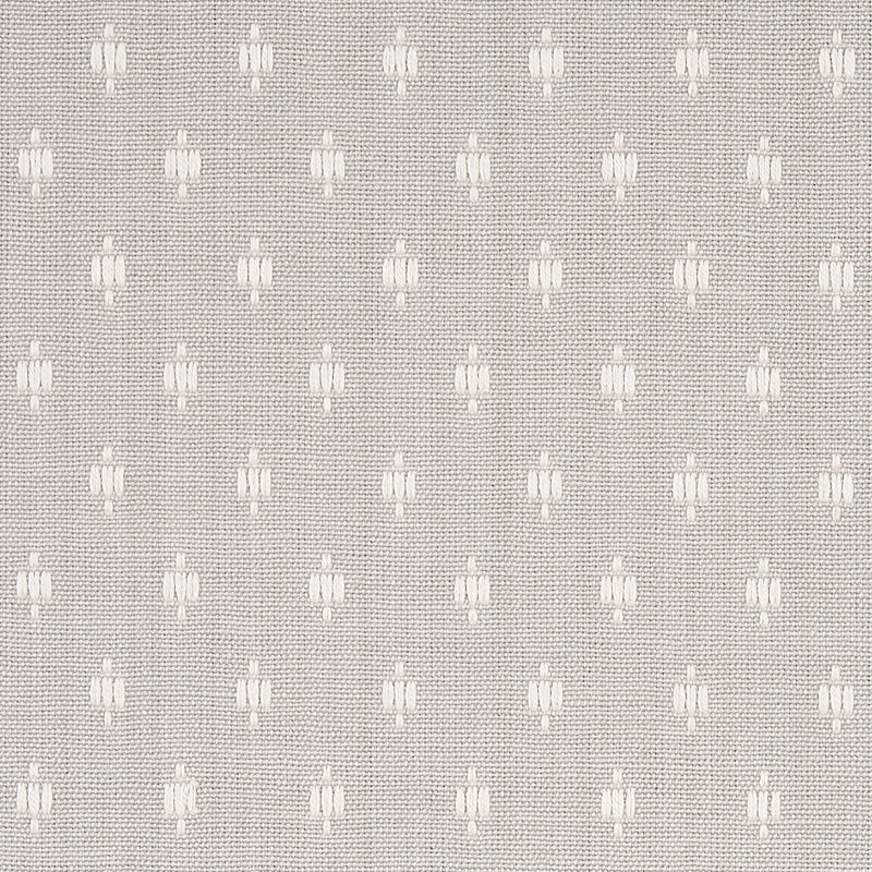 Barlow fabric in ivory on grey color - pattern number 75535 - by Schumacher in the New Traditional collection