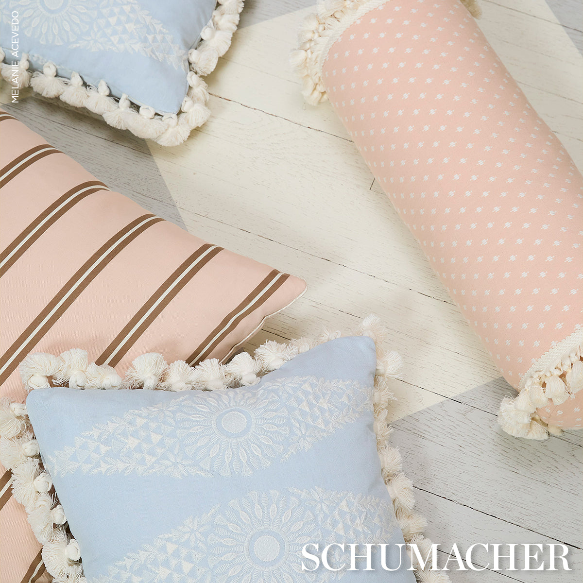 Barlow fabric in cameo color - pattern number 75536 - by Schumacher in the New Traditional collection