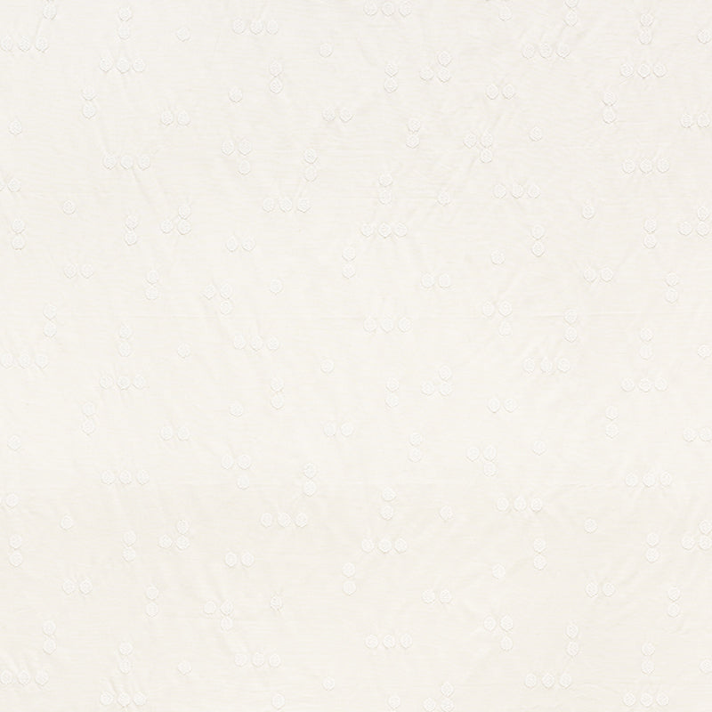 Great Rock Embroidery fabric in ivory color - pattern number 75632 - by Schumacher in the Caroline Z Hurley collection