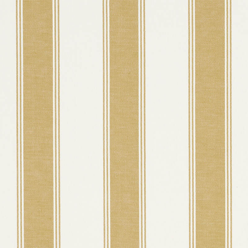 Rafe Stripe fabric in chartreuse color - pattern number 75821 - by Schumacher in the Veere Grenney collection
