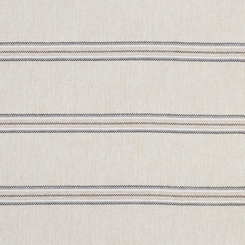 Garden Stripe Indoor Outdoor fabric in stone color - pattern number 75972 - by Schumacher in the Indoor-Outdoor Prints &amp; Wovens collection