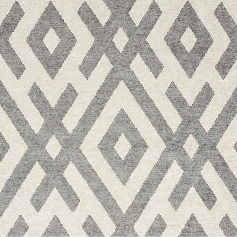 Equix fabric in charcoal color - pattern number 76021 - by Schumacher in the Club Cavalier collection
