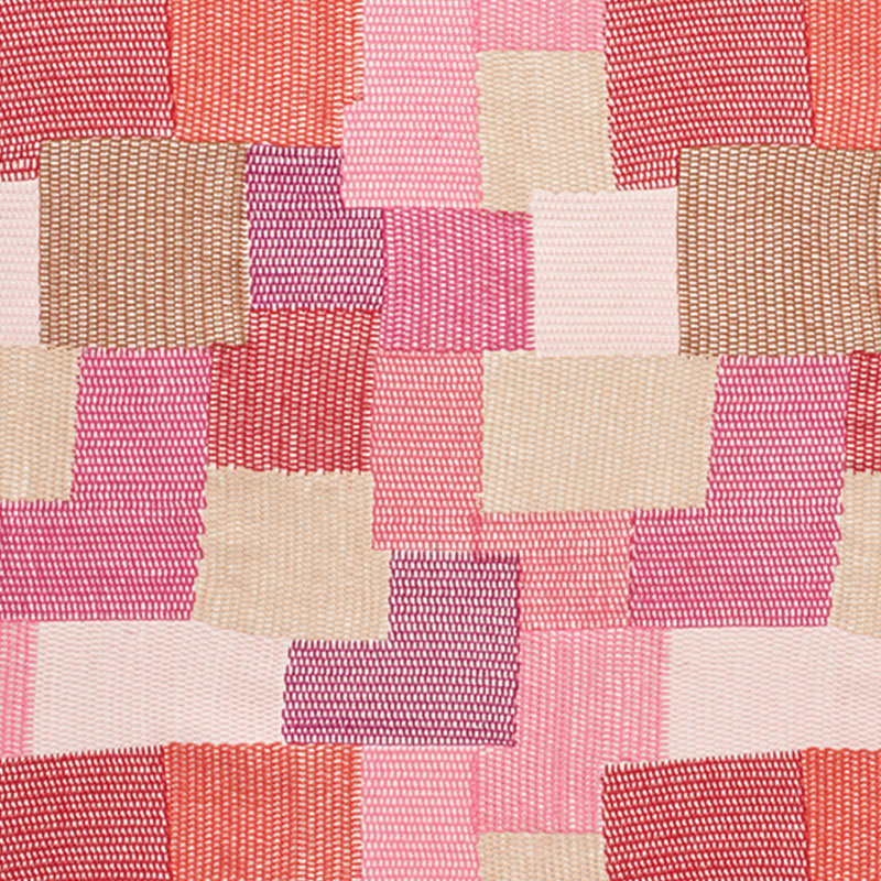 Carnaby fabric in pink and red color - pattern number 76181 - by Schumacher in the Free Spirit collection