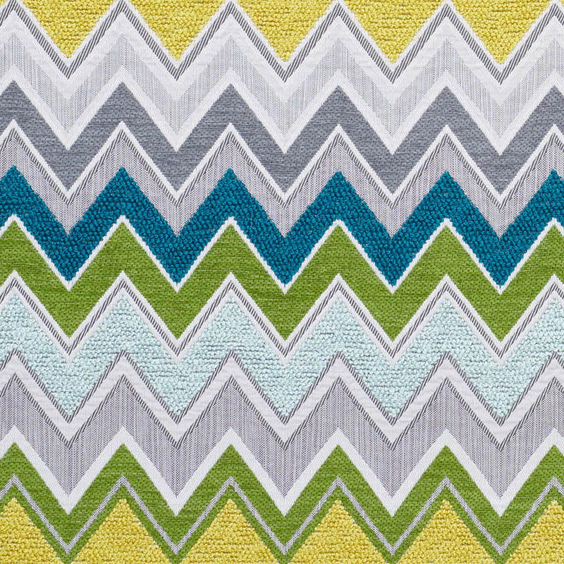 Zenyatta Mondatta II fabric in viridian color - pattern number 76301 - by Schumacher in the Zenyatta Mondatta II collection